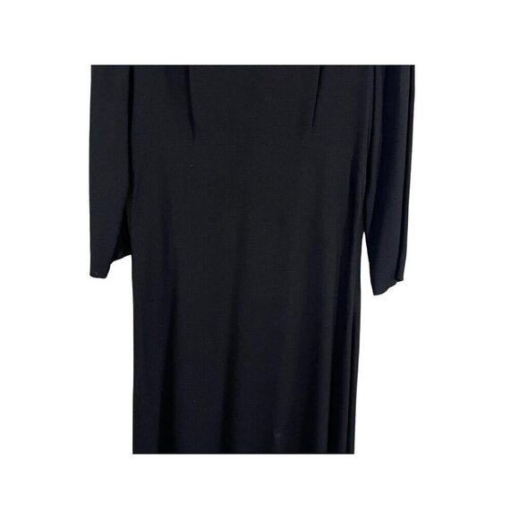 DKNY Dress 14 Black Pilgrim Grunge Steampunk Neutral Minimalist Preppy Retro - Picture 5 of 12